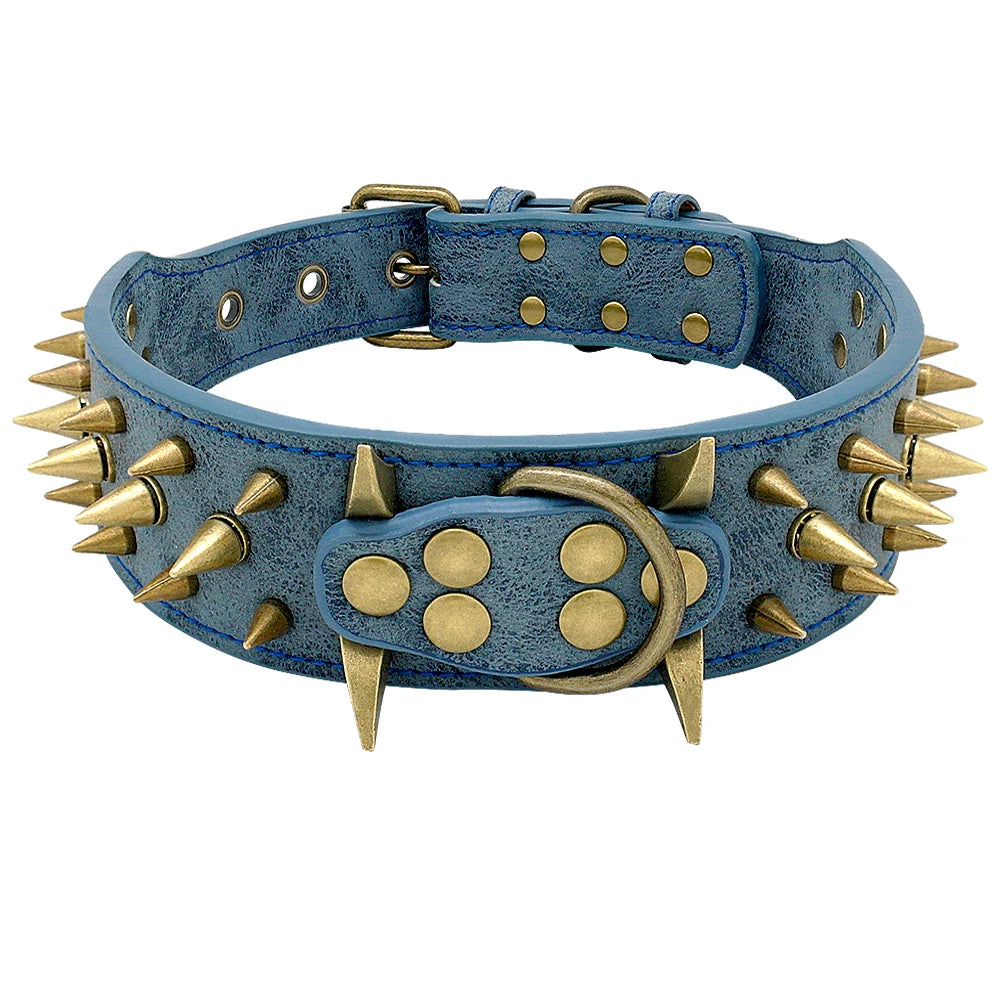 Leather Spiked/Studded Dog Collar