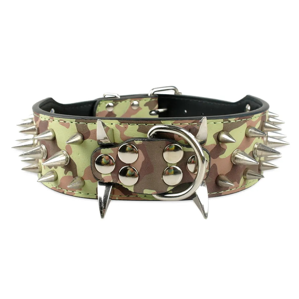 Leather Spiked/Studded Dog Collar