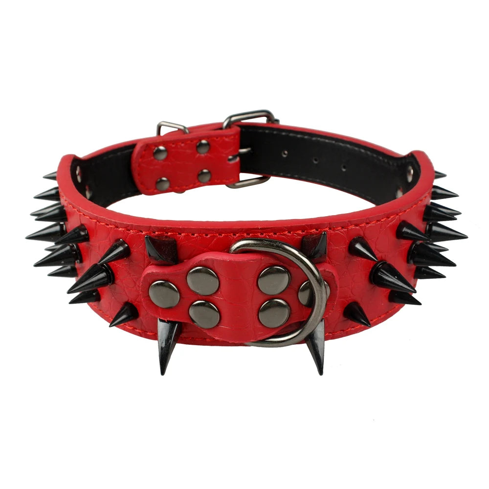 Leather Spiked/Studded Dog Collar