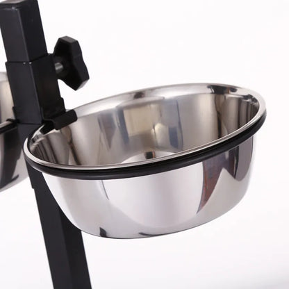 Adjustable Standing Dog Bowl