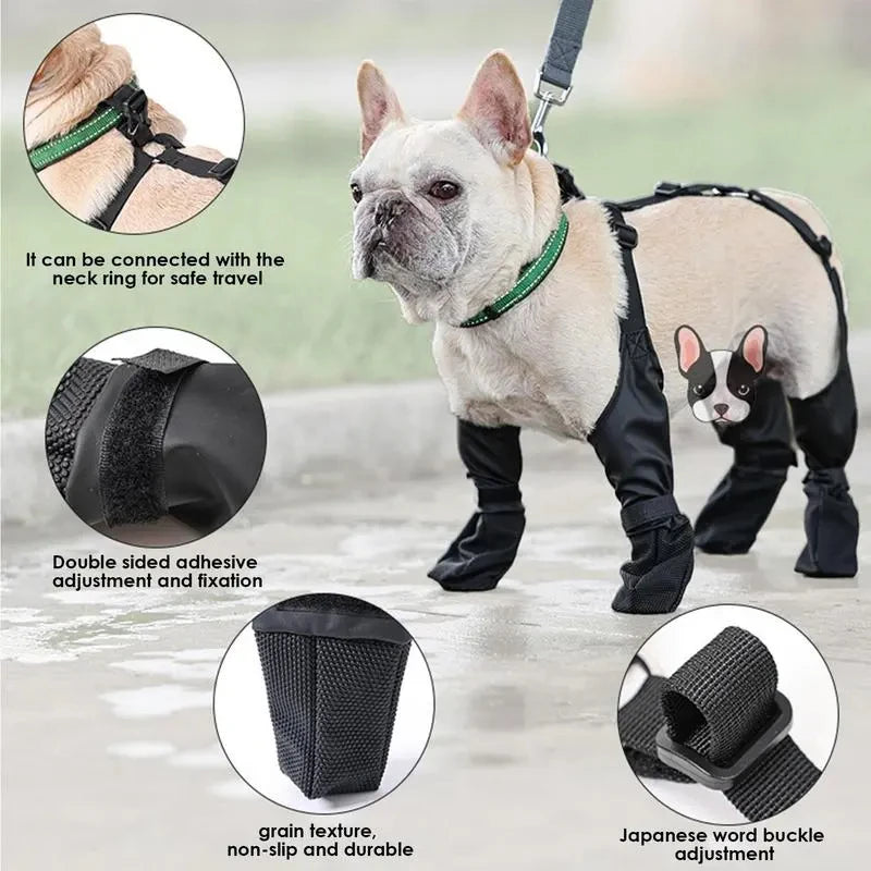 Waterproof Adjustable Dog Boots