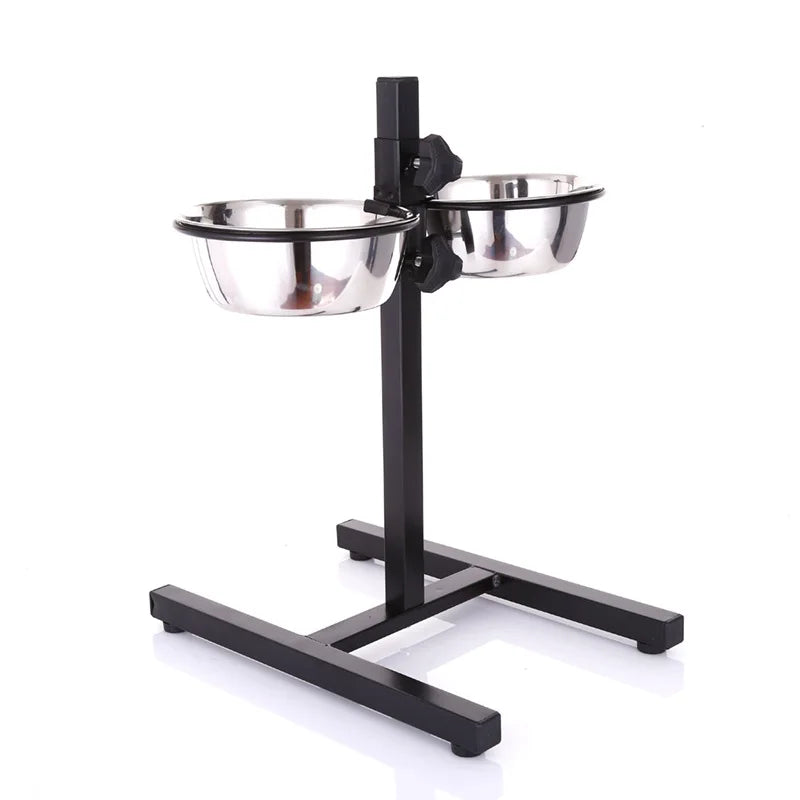 Adjustable Standing Dog Bowl