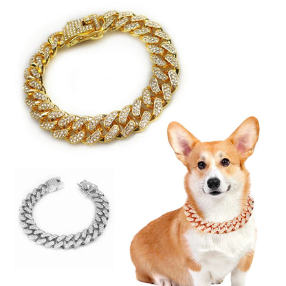 Dog Diamond Cuban Link