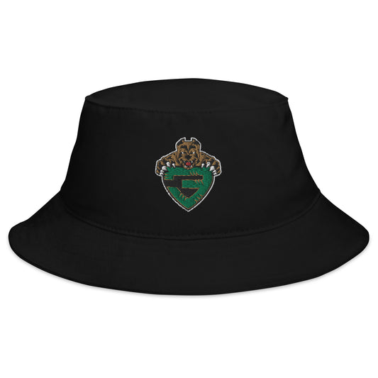 Green Lone 3 Bucket Hat