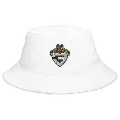 White Lone 3 Bucket Hat