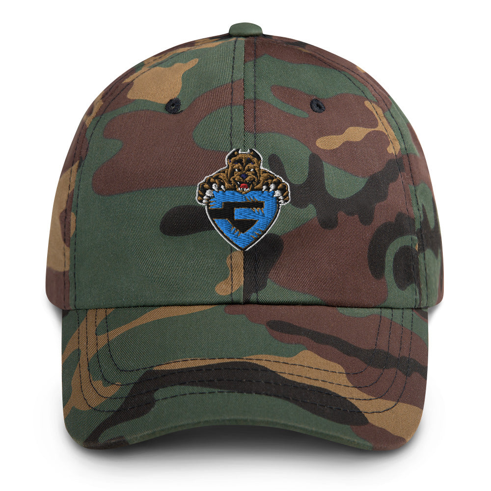 Blue Lone 3 Dad hat