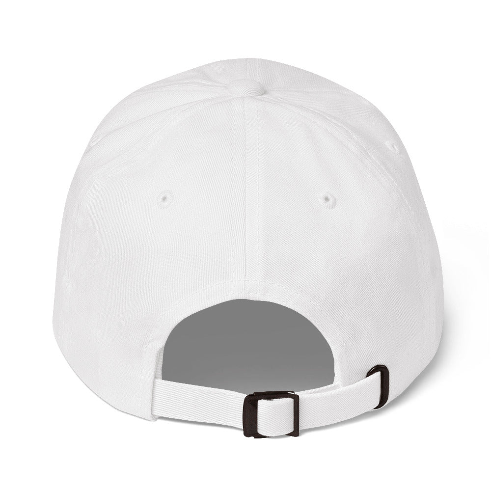 White Lone 3 Dad hat