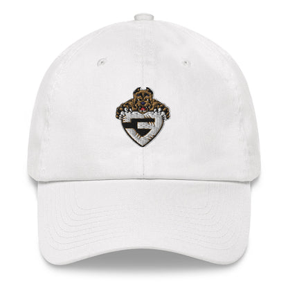 White Lone 3 Dad hat