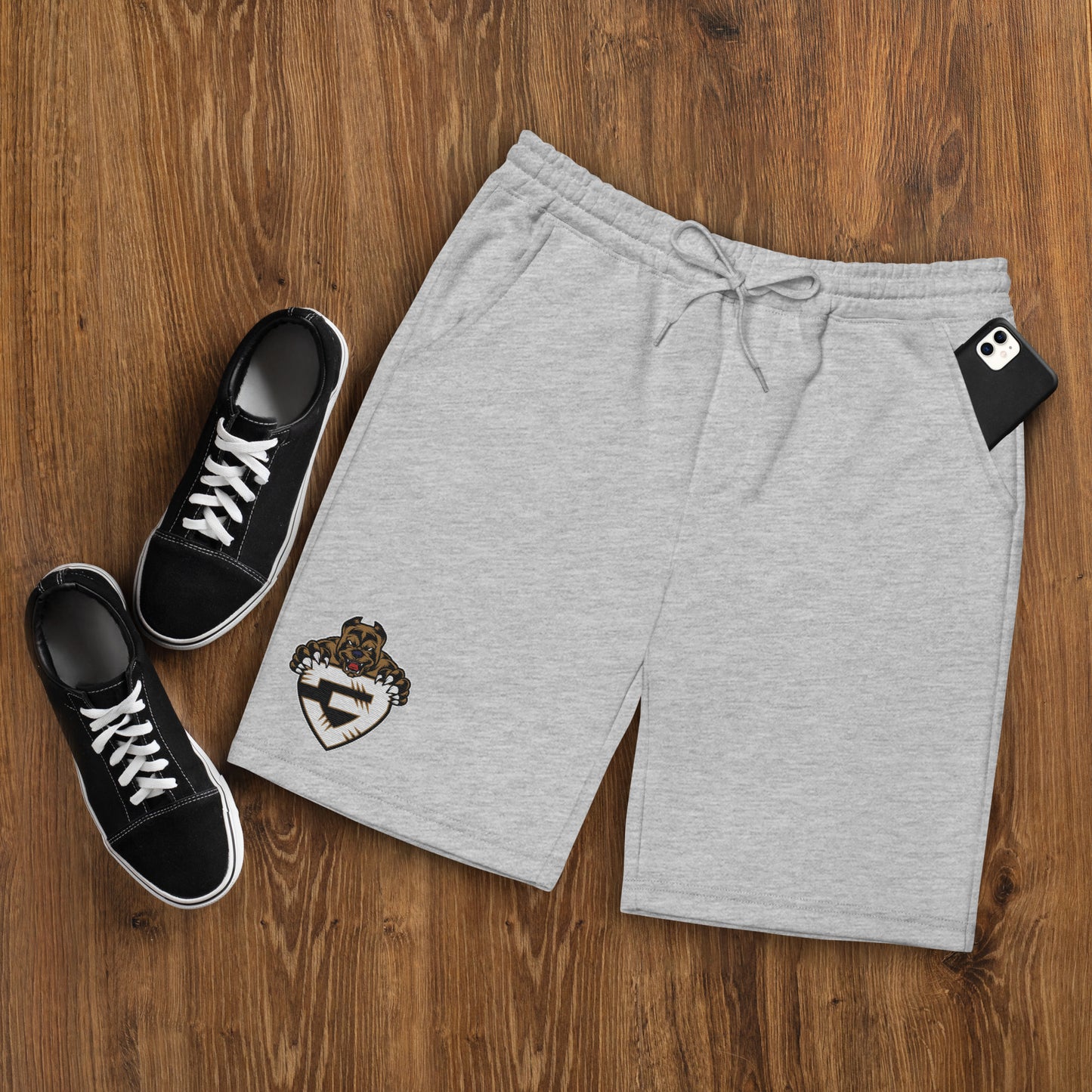 White Lone 3 fleece shorts