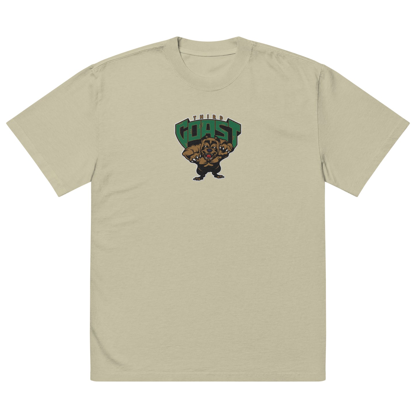 Green Third Coast faded t-shirt