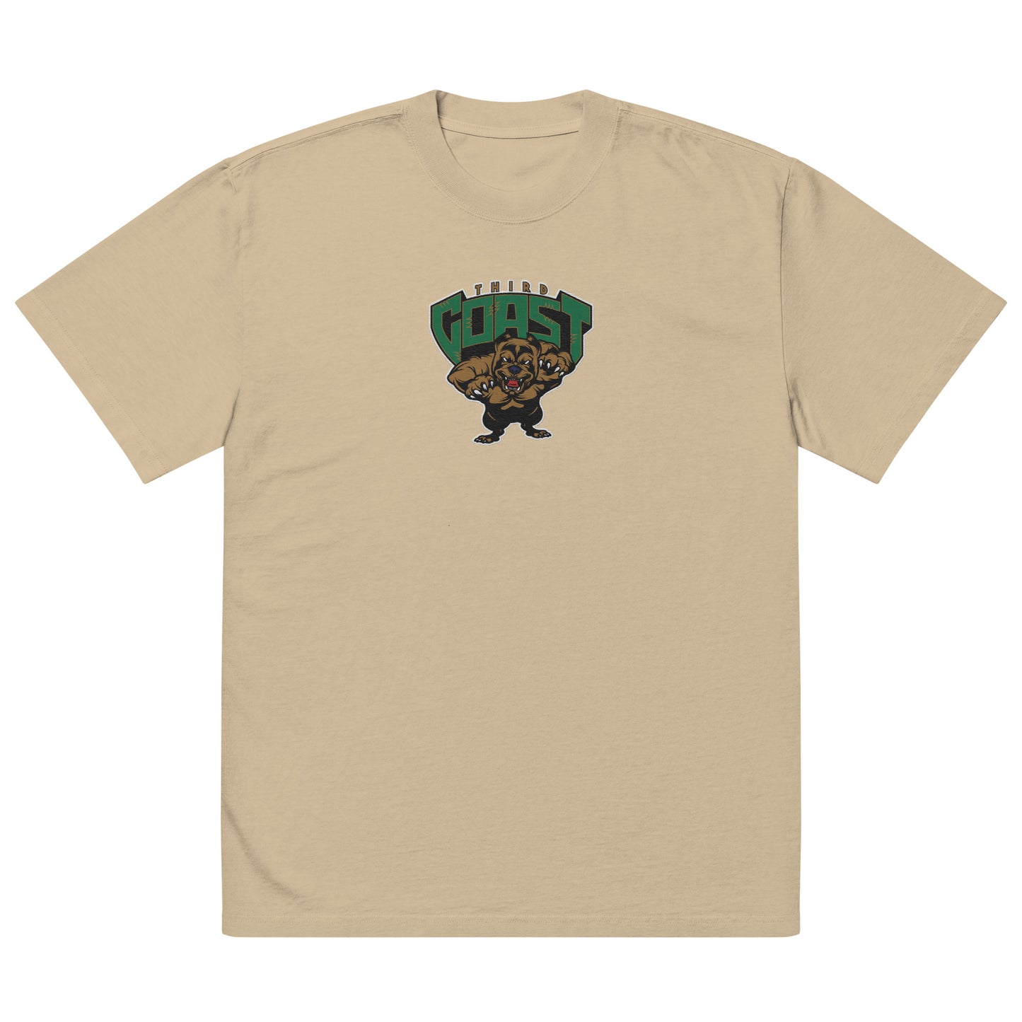 Green Third Coast faded t-shirt